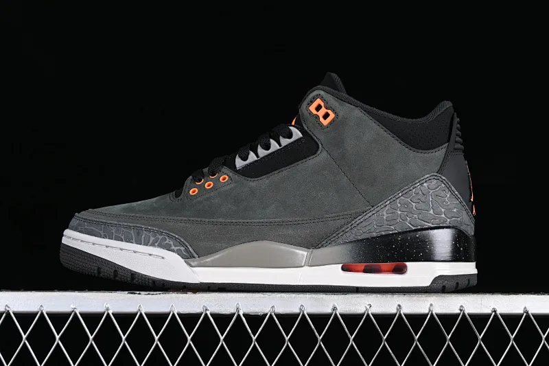 All categories Air Jordan Jordan series basketball shoes Air Jordan 3 LW version Air Jordan 3 Retro "Fear" AJ3 Joe 3 fear dark gray CT8532-080